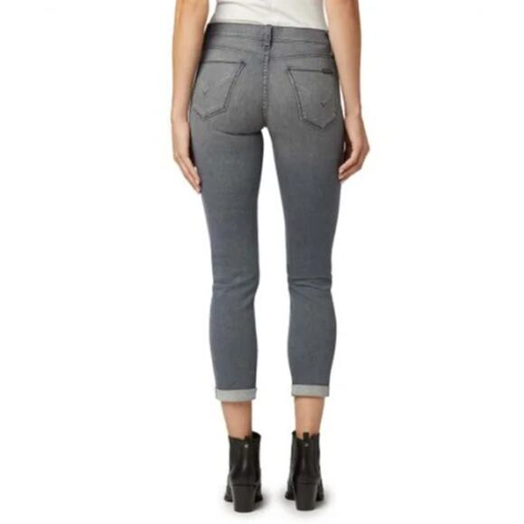 Hudson Jeans NATALIE midrise straight crop roll cuff 24 Adelaide NWT - Picture 3 of 9